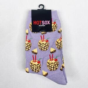 New Hot Sox Pineapple Drink Socks